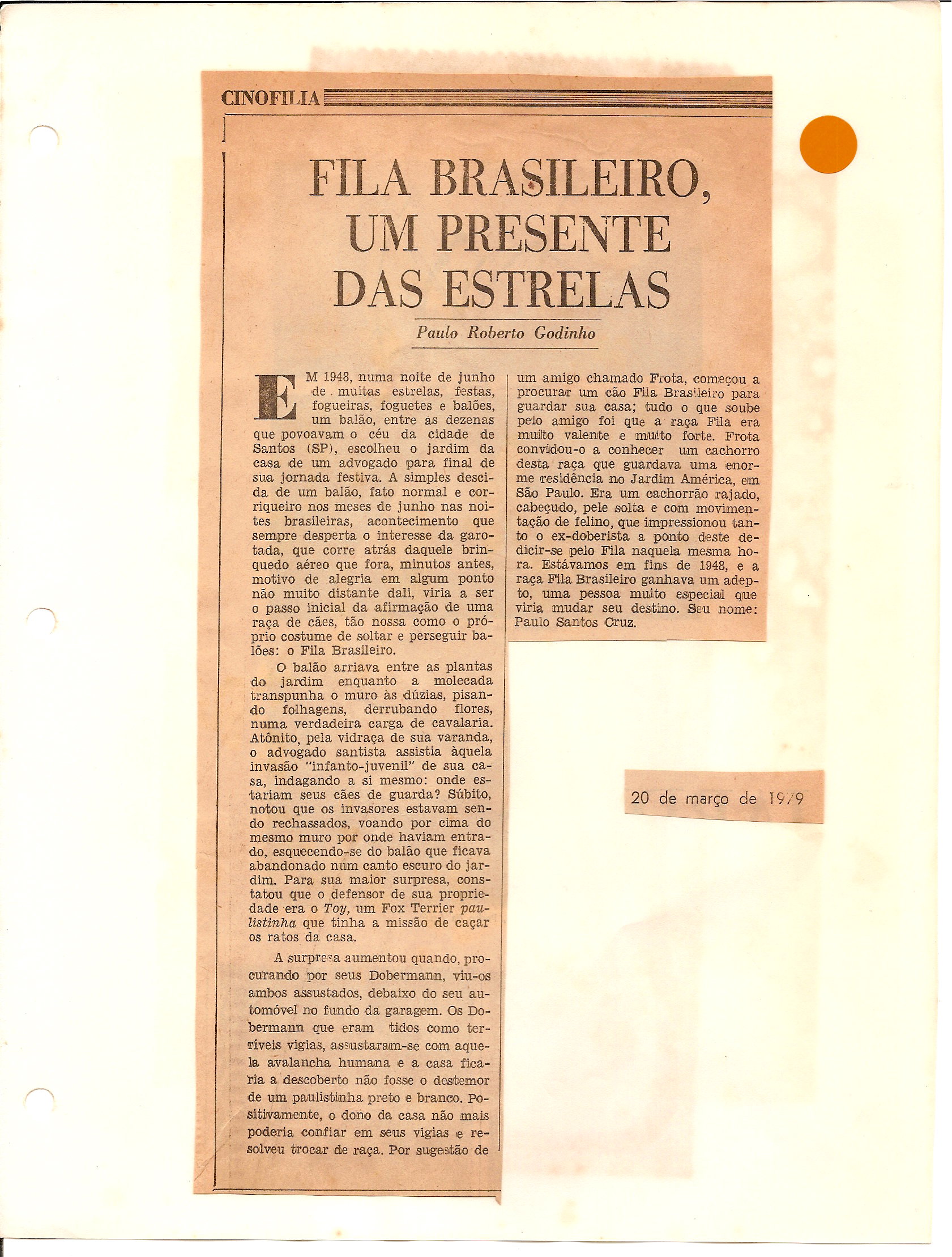 FILA BRASILEIRO - POR FRANCISCO PELTIER DE QUEIROZ - C�o de Fila Brasileiro  CAFIB